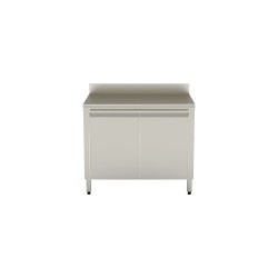 Tisch 700 X 700 mit Splash back