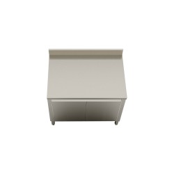 Table 700 X 700 avec dos splash