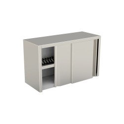 Armoire avec portes coulissantes avec égouttoir plateau 1200 x 600 murale