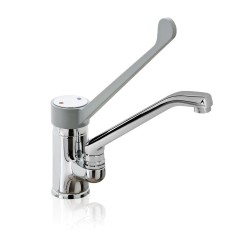 Miscelatore monoforo a leva clinica lg. mm 320