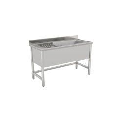 Sliding Cabinet sink waste paper and washing pots 1000X700