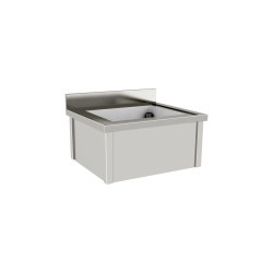 Sink per day 700X700 on legs with lower shelf