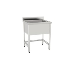 Sink per day 700X700 on legs with lower shelf