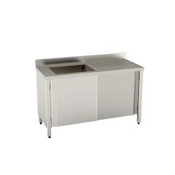 Coulissante de salle de bain placards 1 1400 X 700 puits égouttoir droite