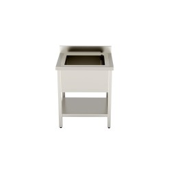 Lavelli a giorno 600X700 su gambe con ripiano inferiore